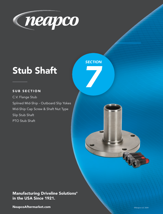 10-0699 Power Take Off Stub Shaft